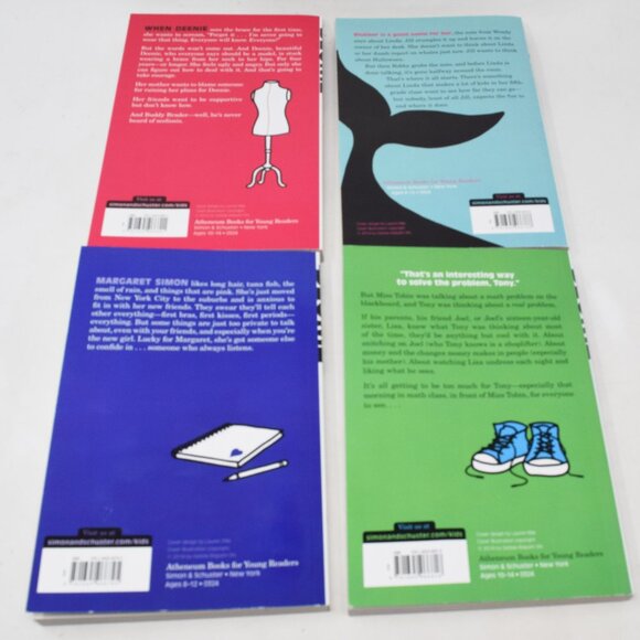 Judy Blume Blubber Deenie Are You There God Then Again 4 Paperbacks New Lot Set - Picture 3 of 11